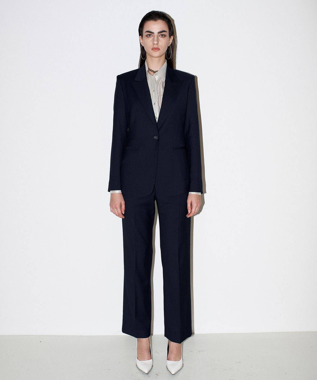 채뉴욕(CHAENEWYORK) Sassy Straight trouser [Navy]