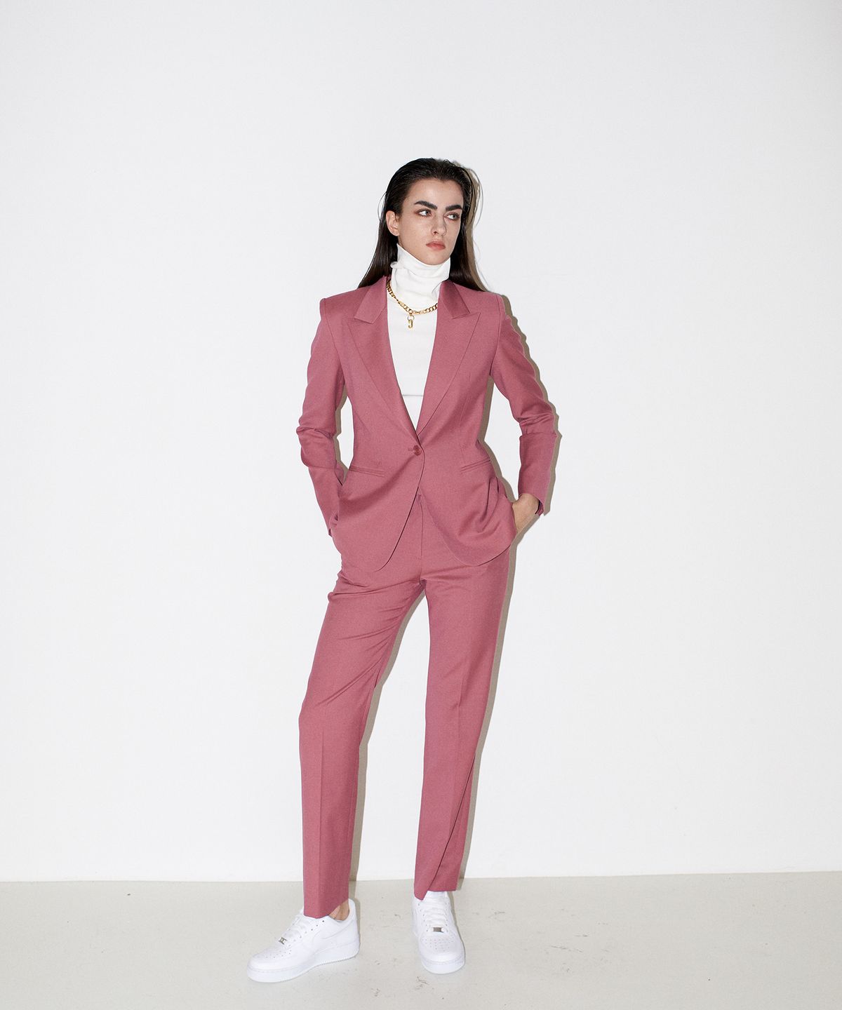 채뉴욕(CHAENEWYORK) Sassy Straight trouser [Pink]