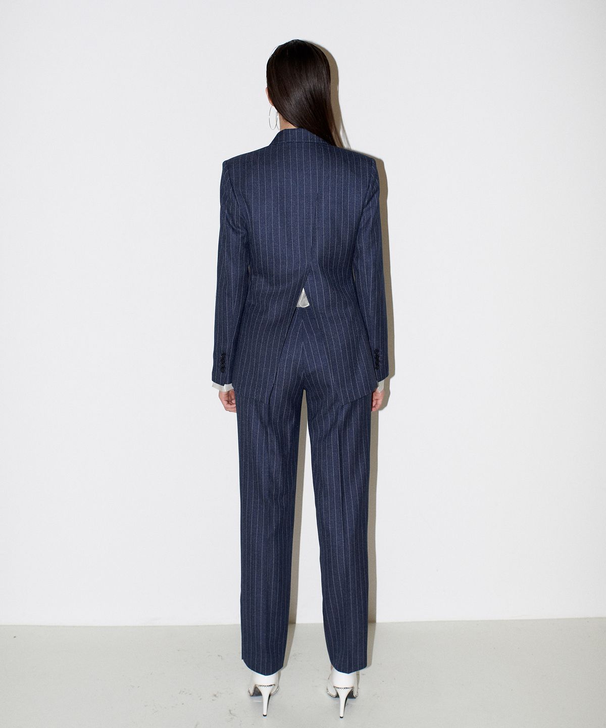 채뉴욕(CHAENEWYORK) Not a Cliche tailored Jacket [Stripe Navy]