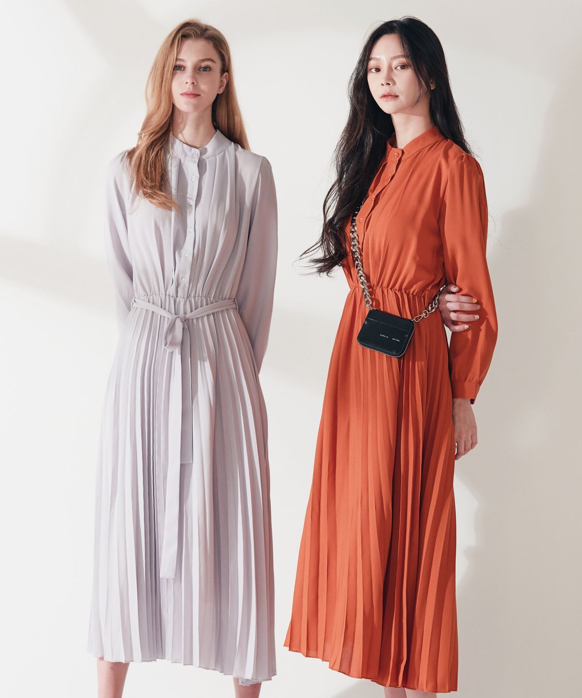 엔오티(NOT) Borussia frill long Dress