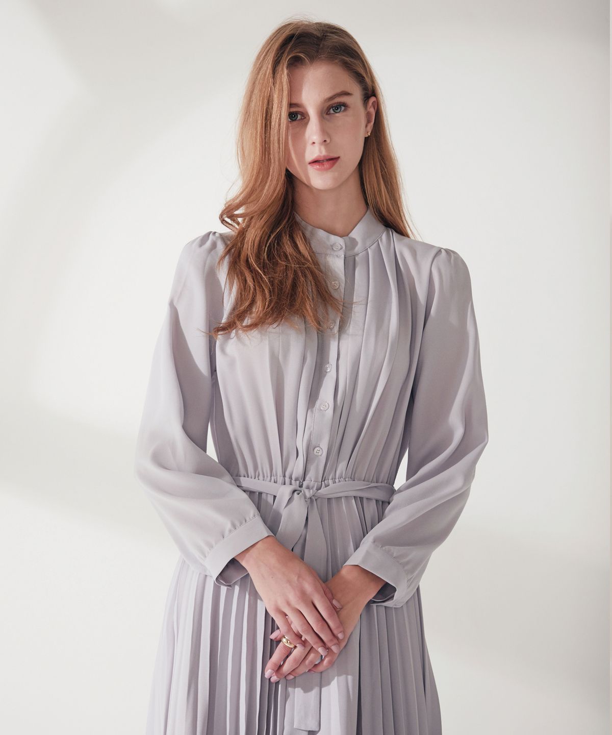 엔오티(NOT) Borussia frill long Dress