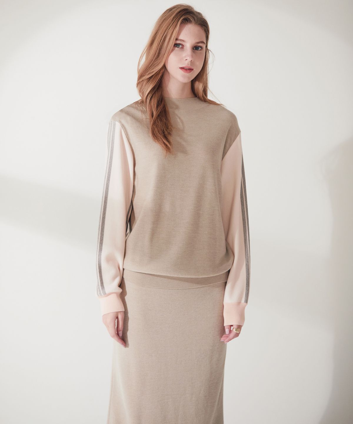 엔오티(NOT) Soft wool knit two piece