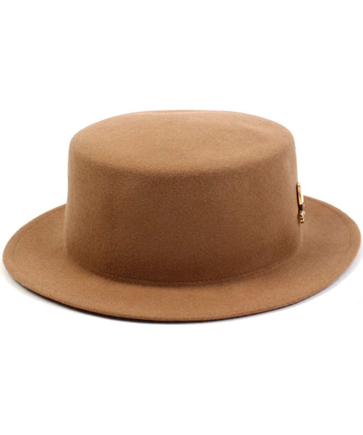 유니버셜 케미스트리(UNIVERSAL CHEMISTRY) Beige Flat Short Wool Fedora 숏페도라