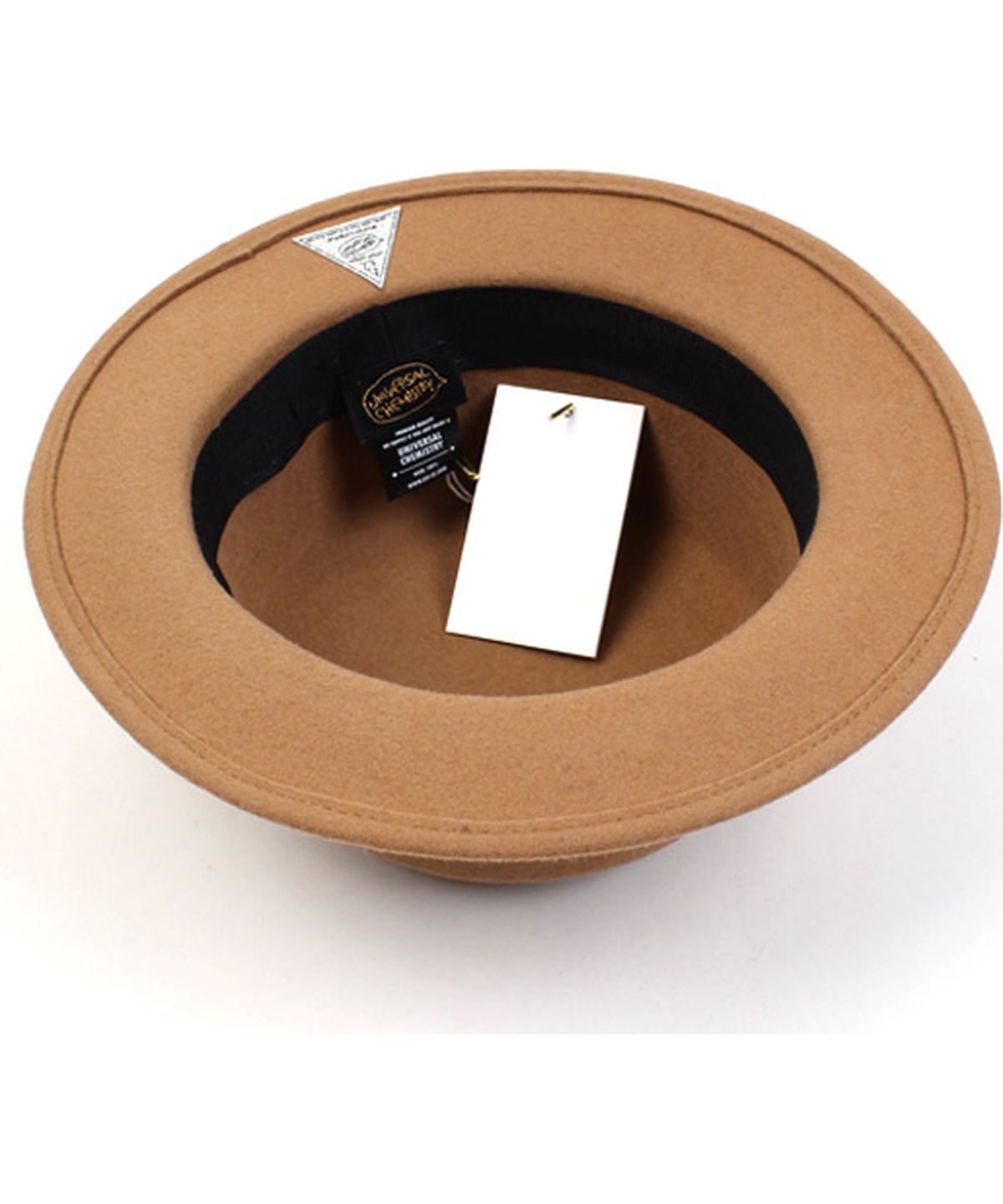 유니버셜 케미스트리(UNIVERSAL CHEMISTRY) Beige Flat Short Wool Fedora 숏페도라