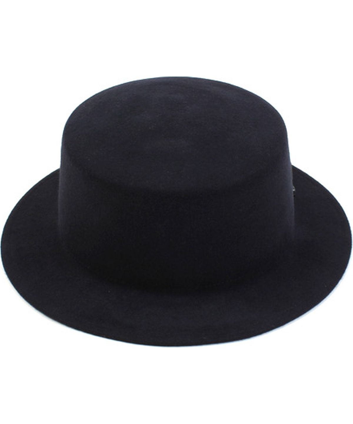 유니버셜 케미스트리(UNIVERSAL CHEMISTRY) Navy Flat Short Wool Fedora 숏페도라