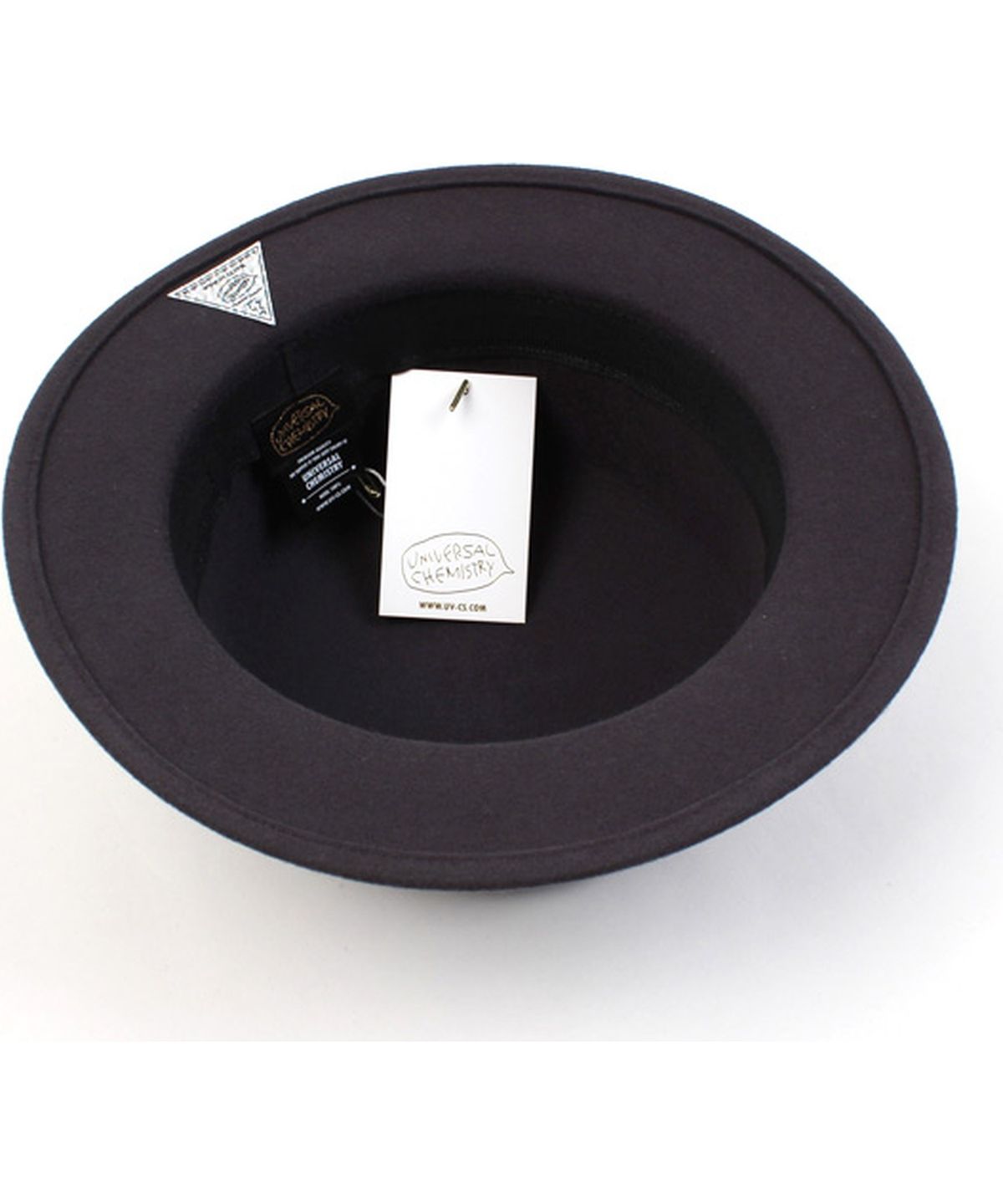 유니버셜 케미스트리(UNIVERSAL CHEMISTRY) Gray Flat Short Wool Fedora 숏페도라