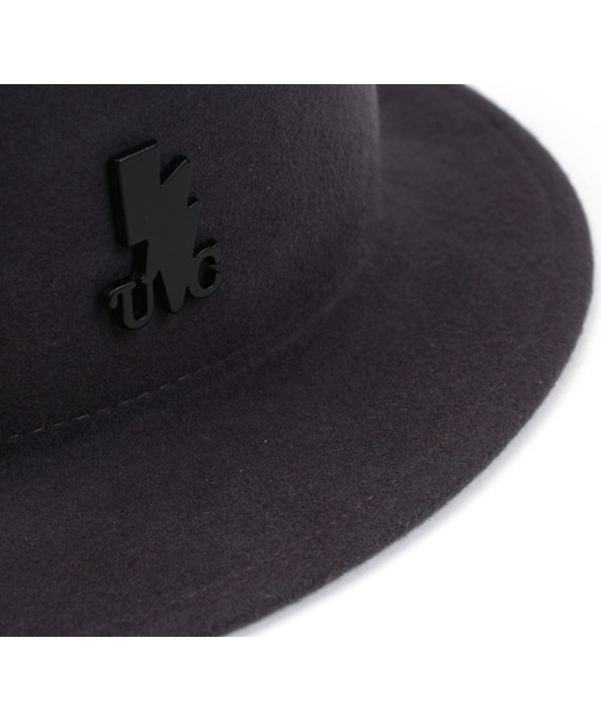 유니버셜 케미스트리(UNIVERSAL CHEMISTRY) Gray Flat Short Wool Fedora 숏페도라