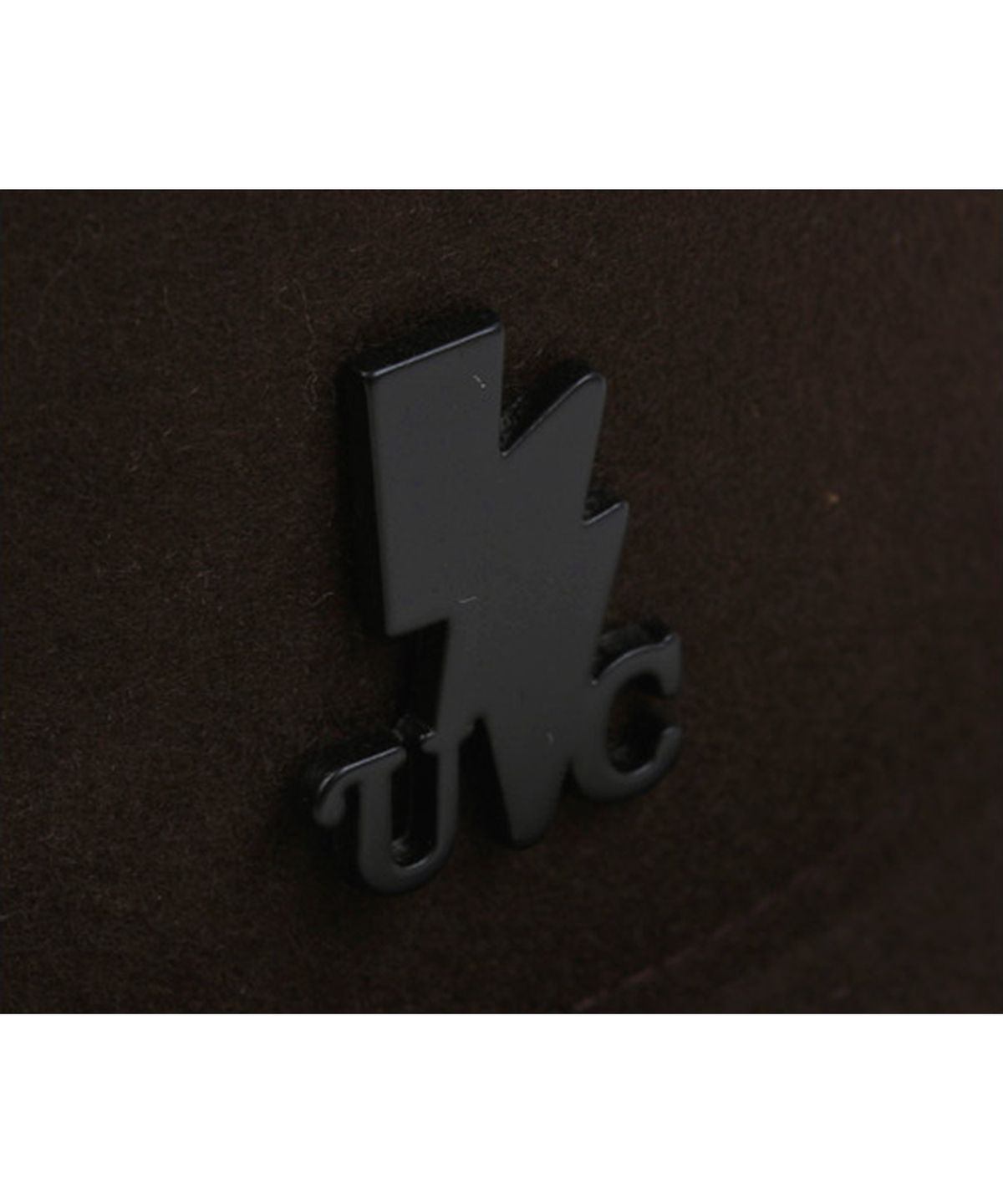 유니버셜 케미스트리(UNIVERSAL CHEMISTRY) Brown Flat Short Wool Fedora 숏페도라
