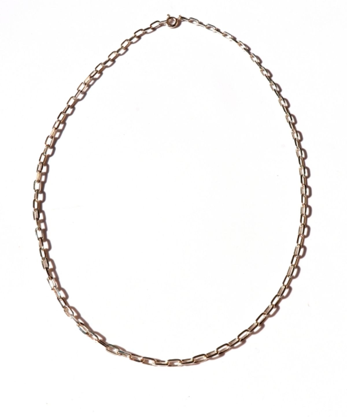 봉보(BONBEAU) Daily simple clip chain Necklace 스퀘어 클립 체인 레이어드 목걸이