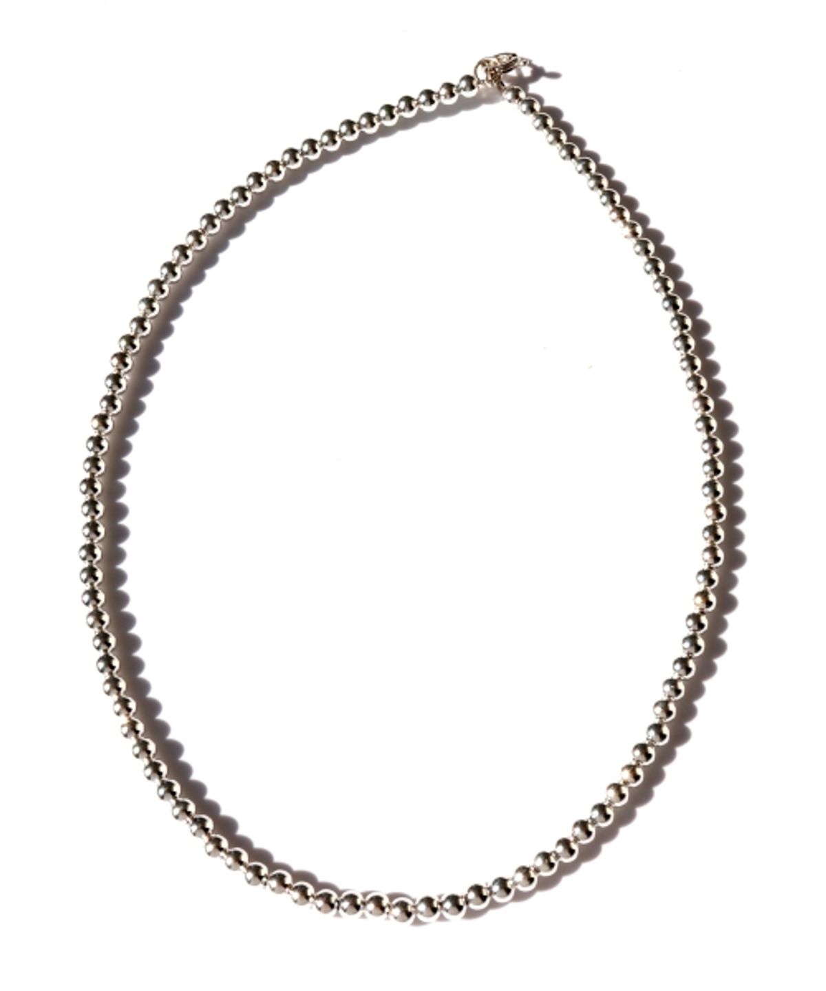 봉보(BONBEAU) 4mm silverball simple Necklace 925 실버볼 레이어드 목걸이 4mm