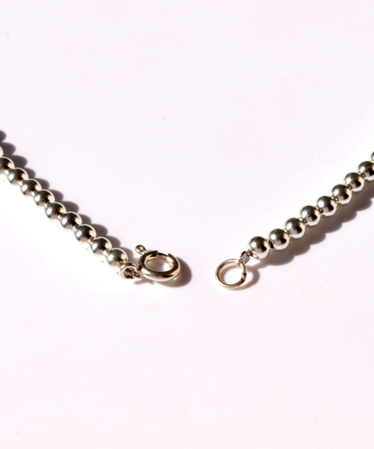 봉보(BONBEAU) 4mm silverball simple Necklace 925 실버볼 레이어드 목걸이 4mm