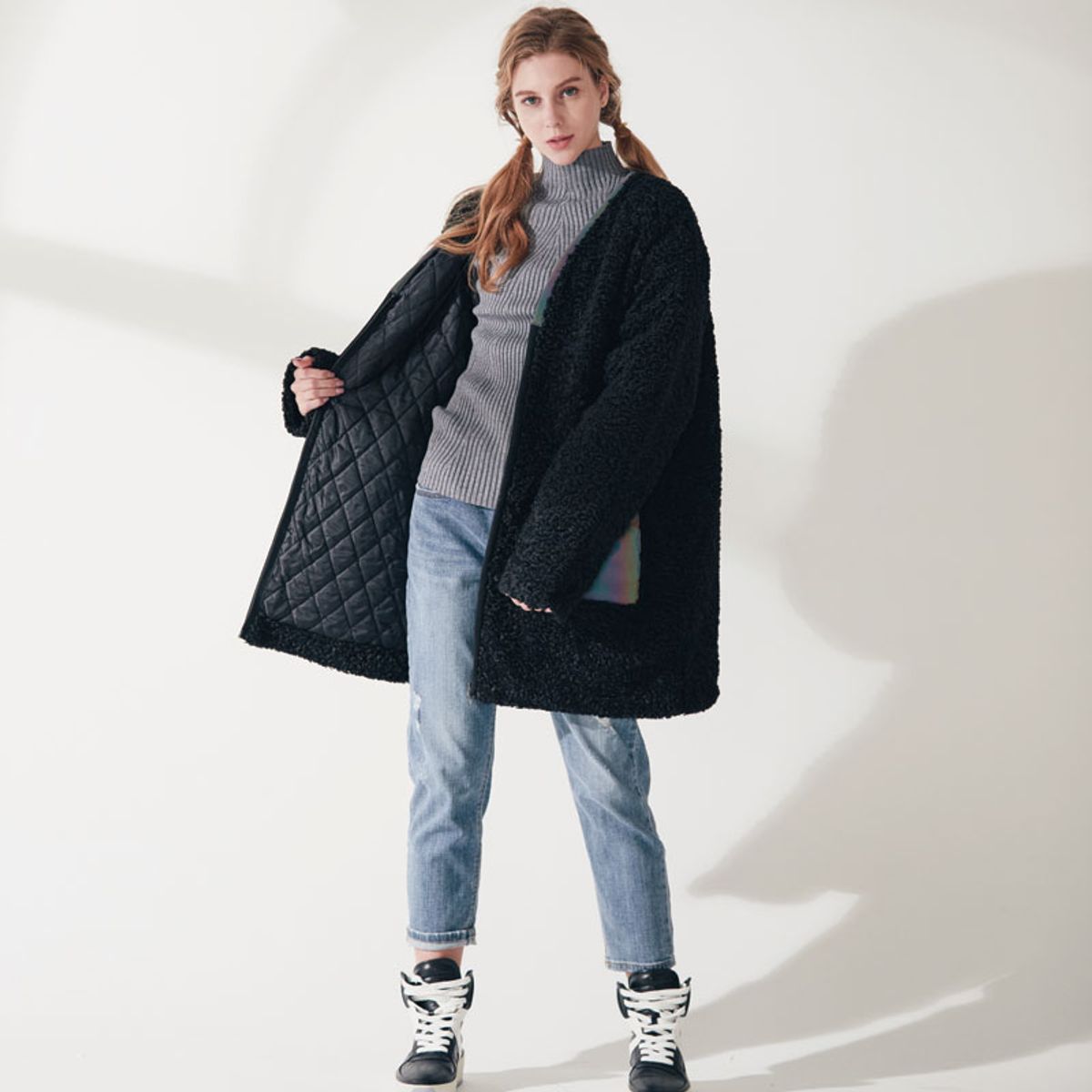 엔오티(NOT) Oversized Dumble Coat