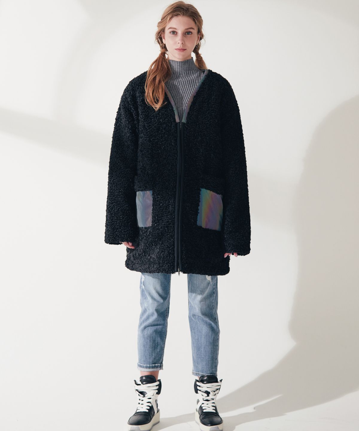 엔오티(NOT) Oversized Dumble Coat