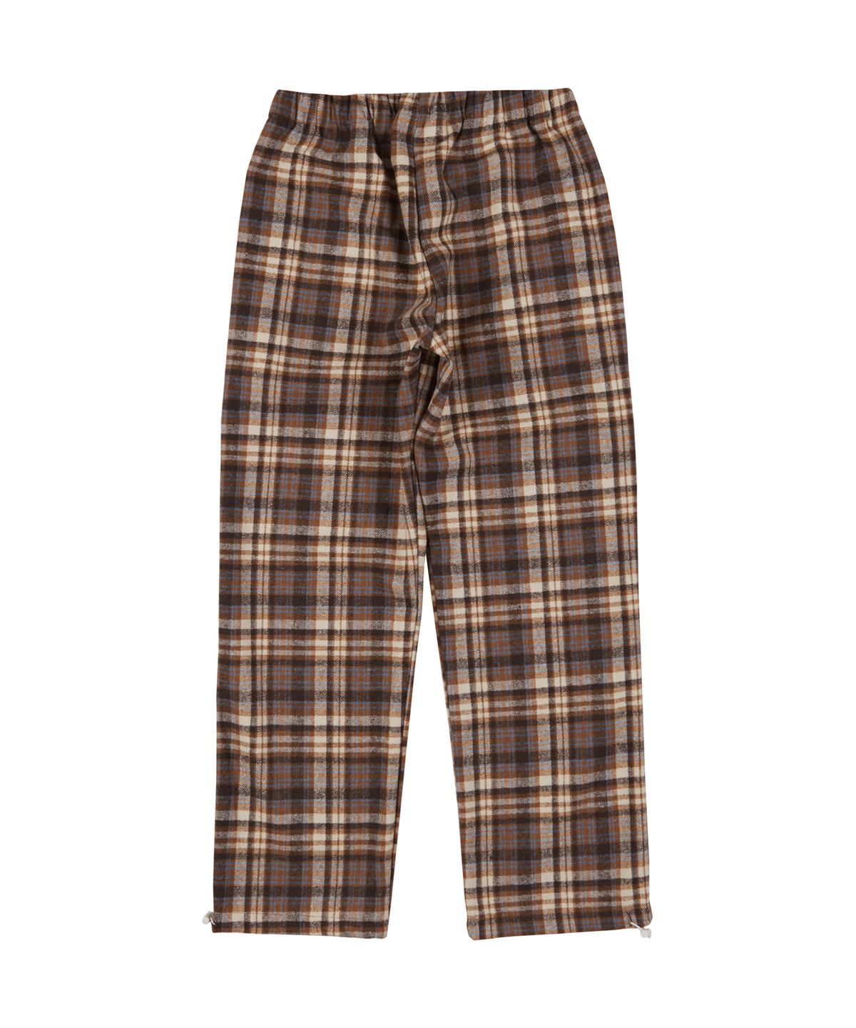 써치410(SEARCH410) [UNISEX] PLAID CHECK STRING PT_BROWN