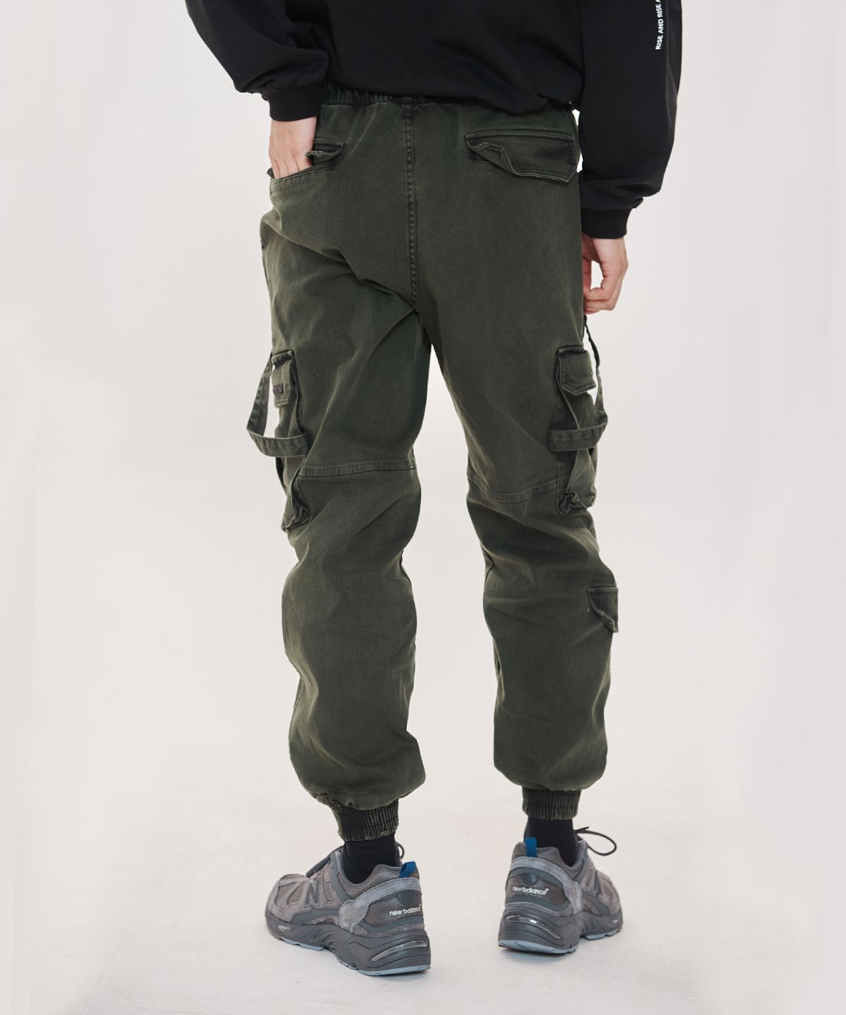 매니아매스(MANIAMASS) GARMENT DYEING WASHING MULT PANTS ID CARGO GD 20