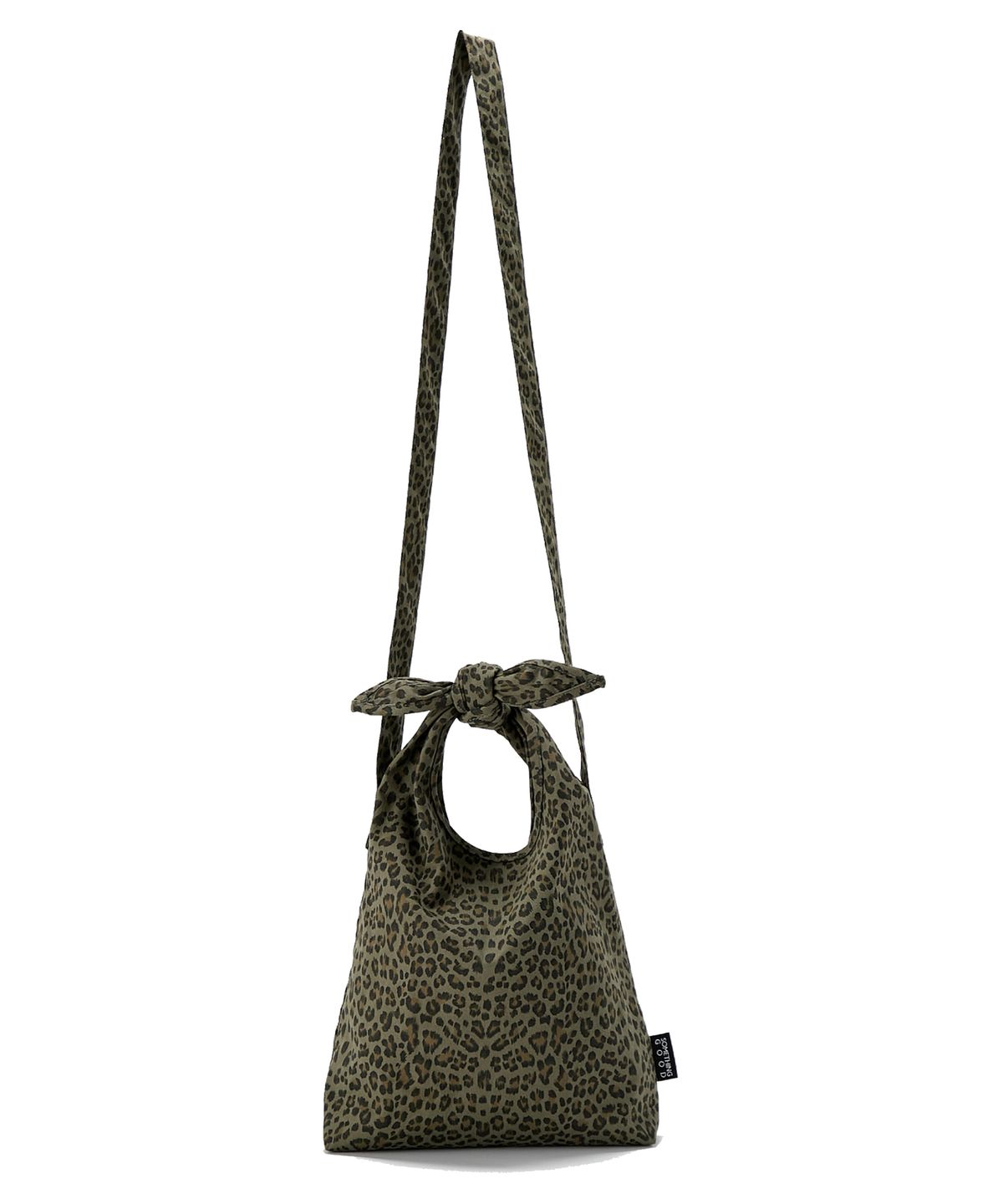 썸띵굿(SOMETHING GOOD) Leopard Tie Eco Bag Mini Cross_3 Color