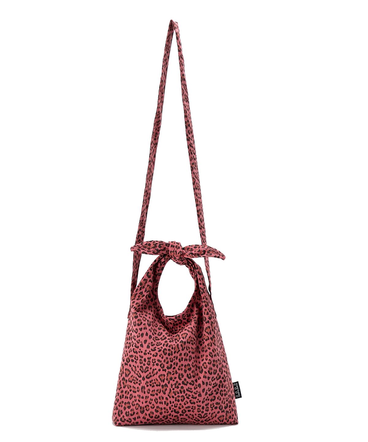 썸띵굿(SOMETHING GOOD) Leopard Tie Eco Bag Mini Cross_3 Color