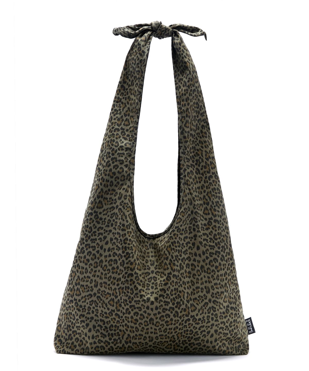 썸띵굿(SOMETHING GOOD) Leopard Tie Eco Bag_3 Color