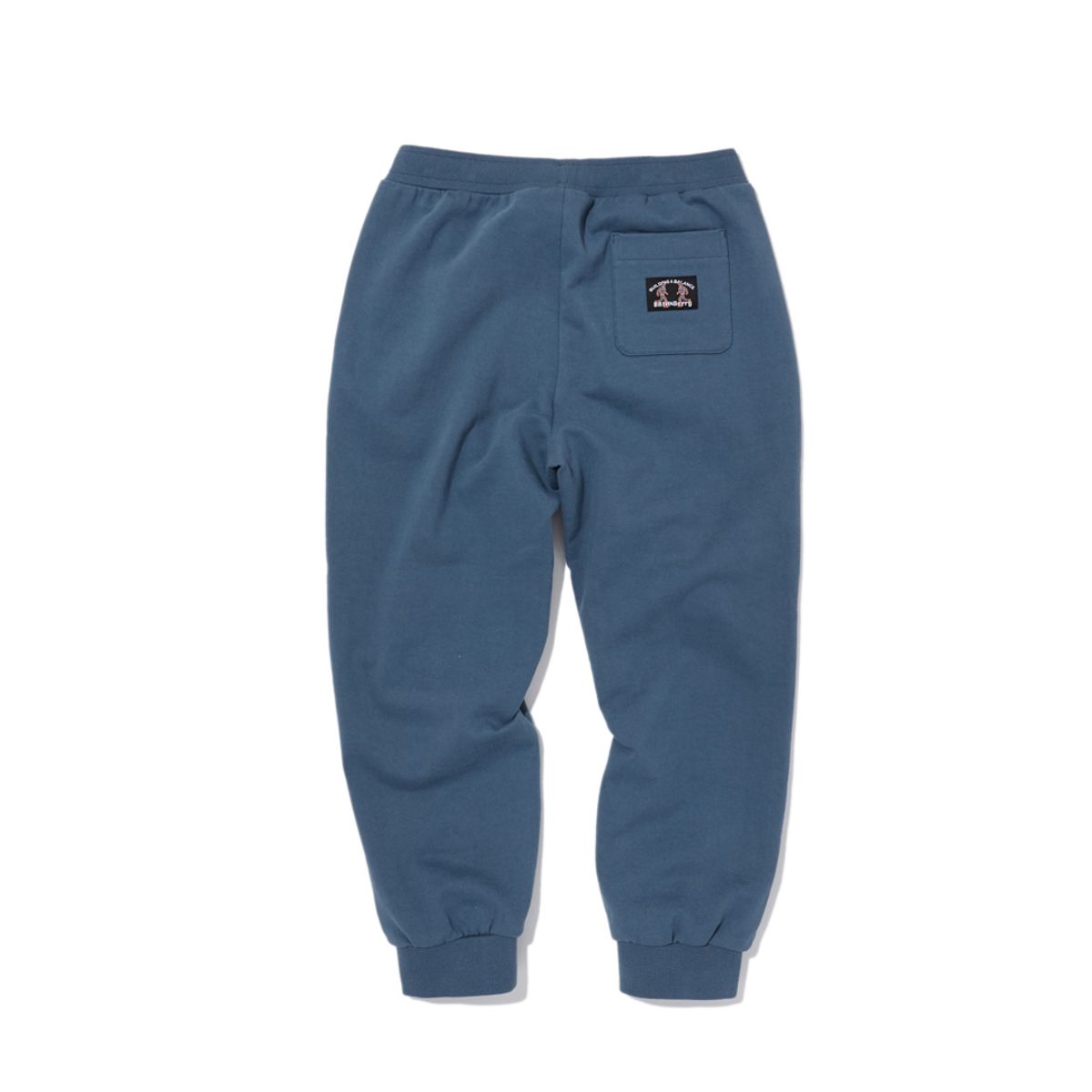 브라이언베리(BRIAN BERRY) VINTAGE LABEL SWEAT PANTS_HAZY BLUE