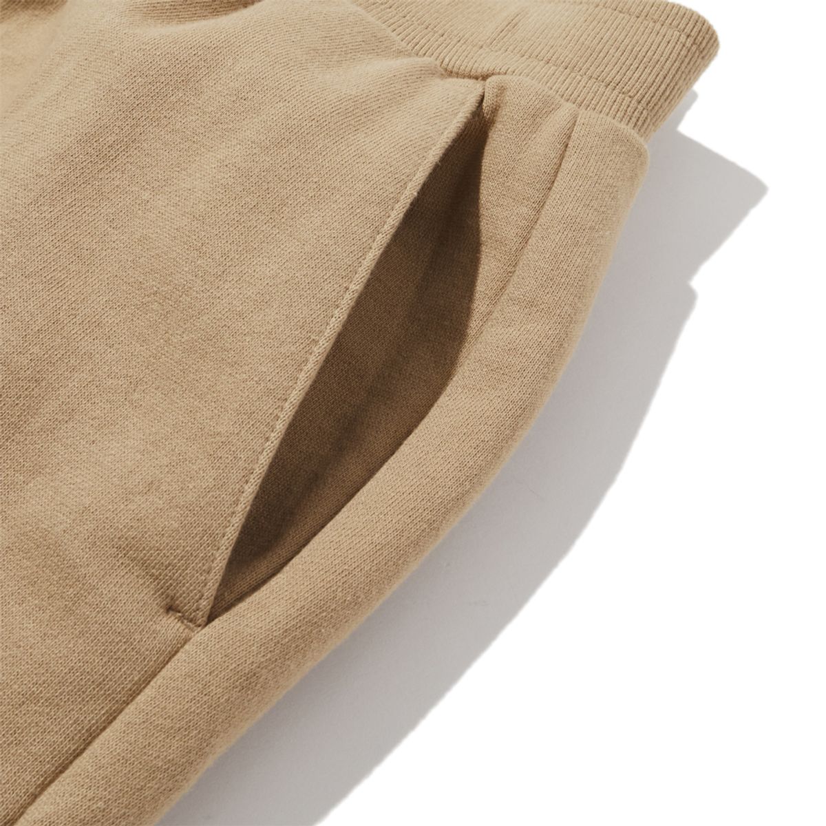 브라이언베리(BRIAN BERRY) FLEECE-LINED SWEAT PANTS_CAMEL