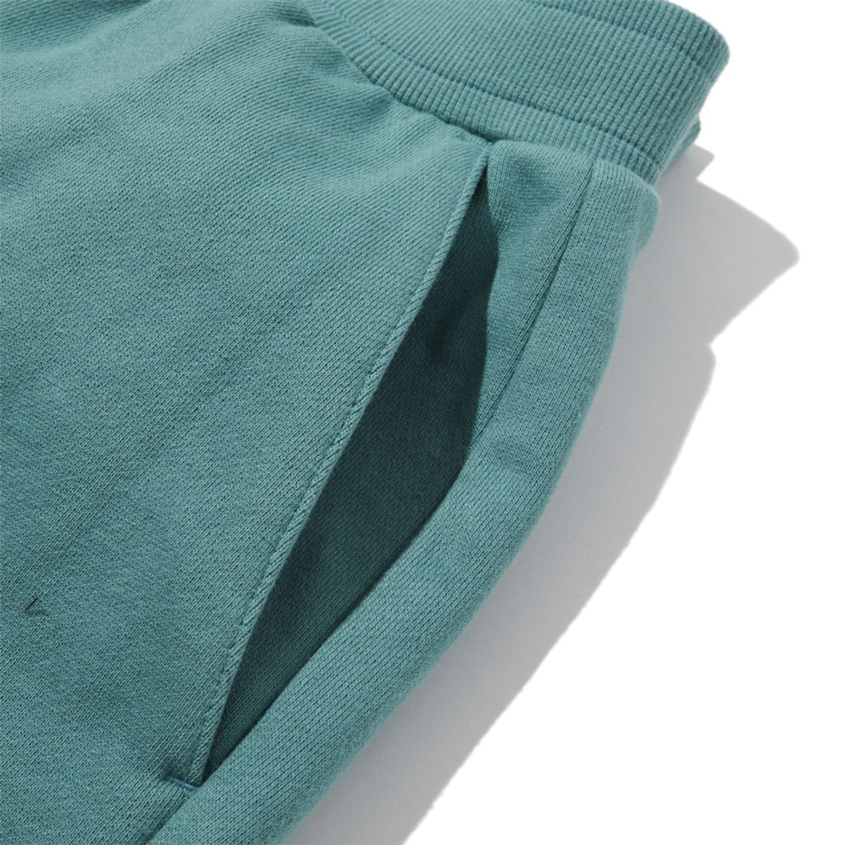 브라이언베리(BRIAN BERRY) FLEECE-LINED SWEAT PANTS_TEAL GREEN