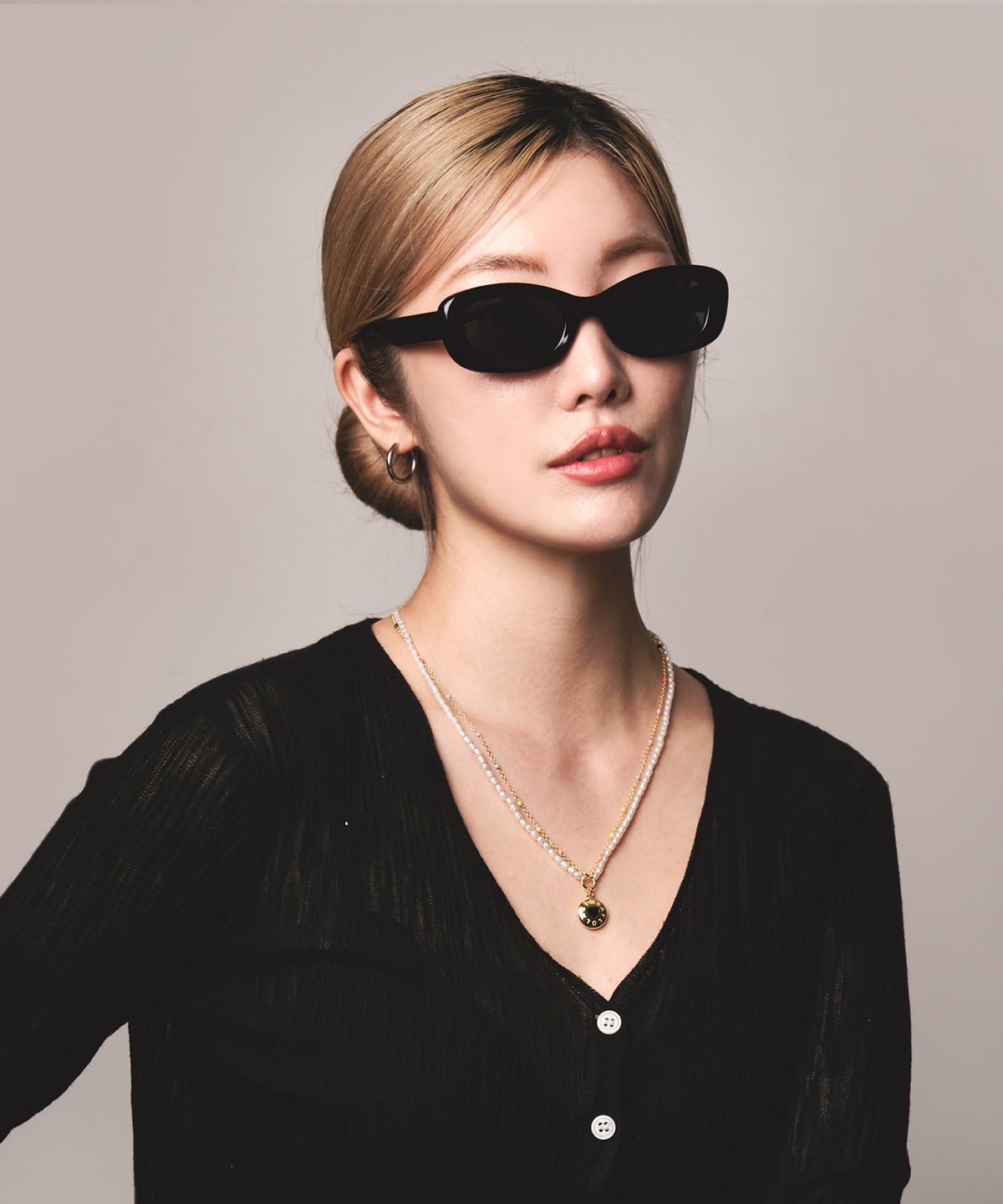 투큐브(2CUBE) CLOURING SUNGLASSES(BLACK)