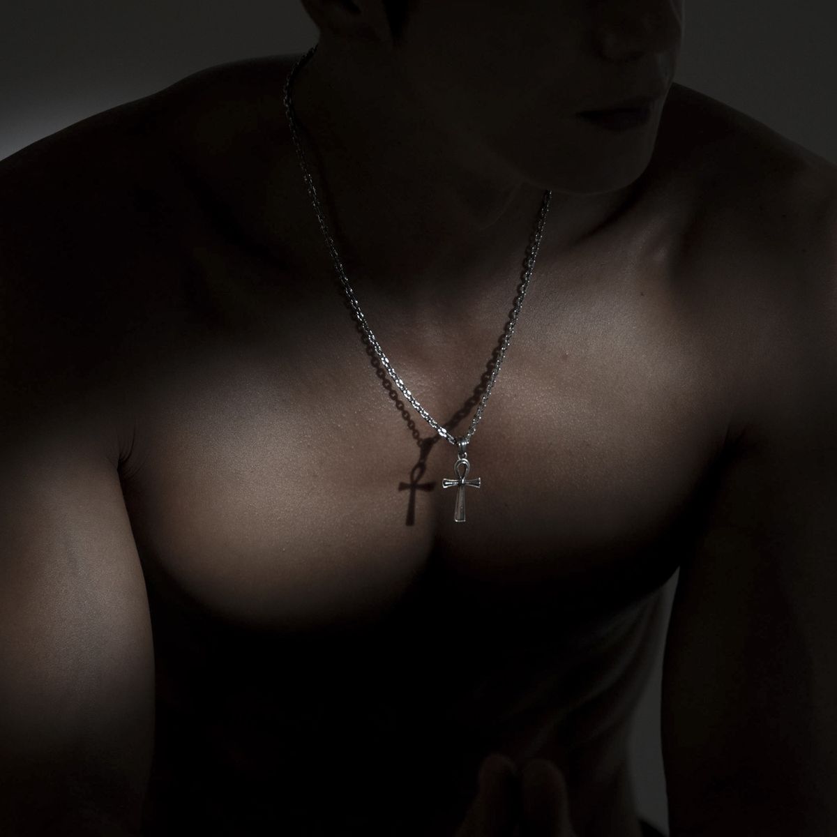스팅925(STING925) Ank Cross Pendant