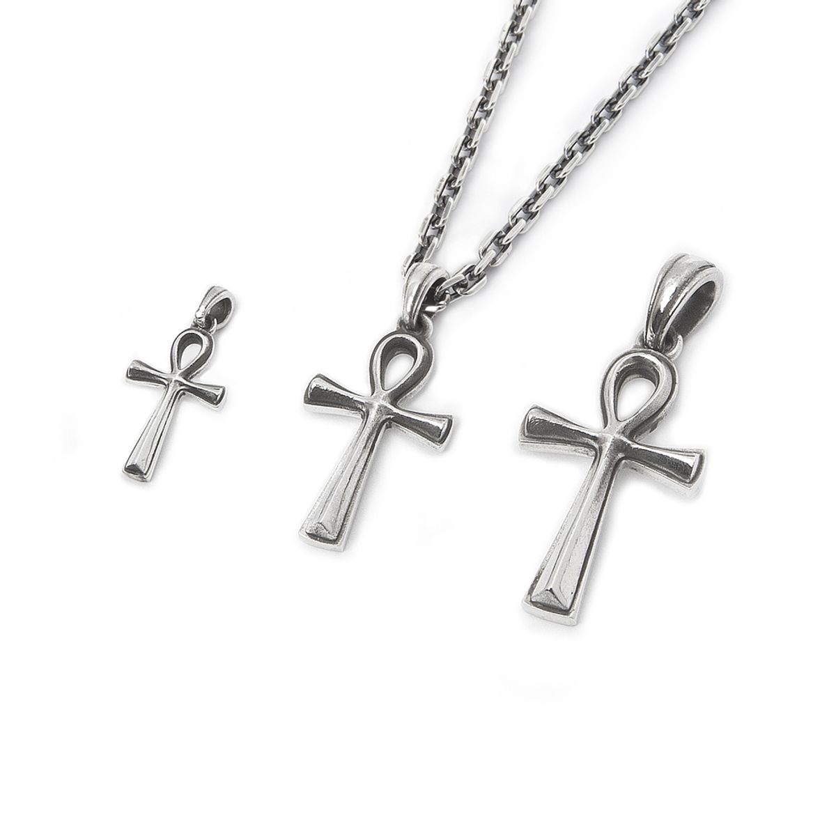 스팅925(STING925) Ank Cross Pendant
