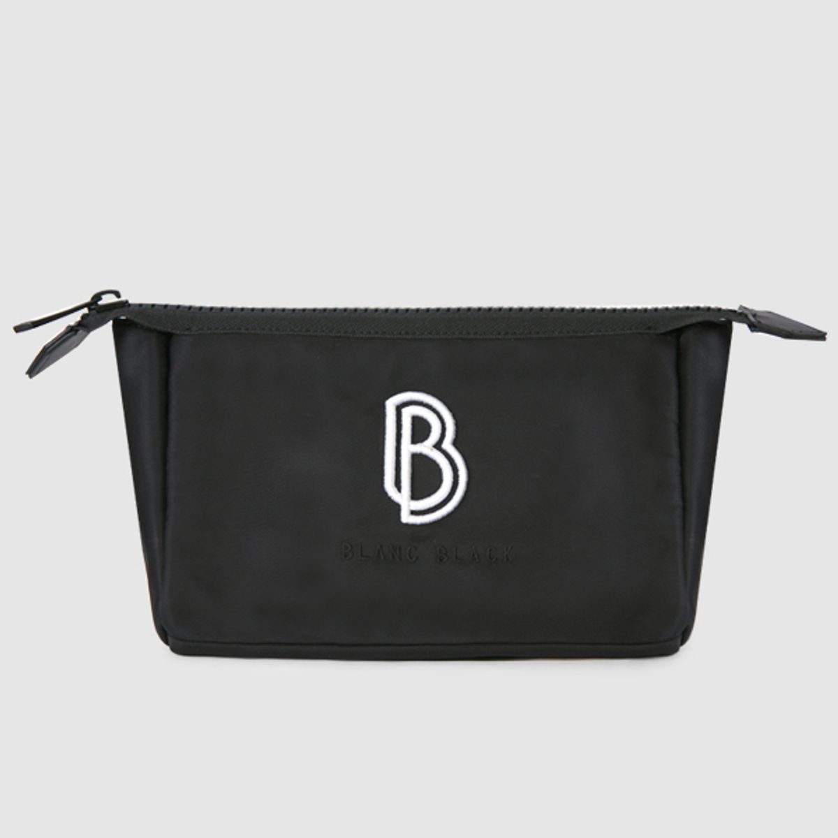 블랑블랙(BLANCBLACK) BB 세모 파우치 L [블랙]