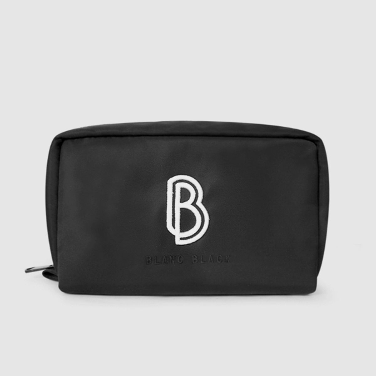 블랑블랙(BLANCBLACK) BB 네모 파우치 L [블랙]