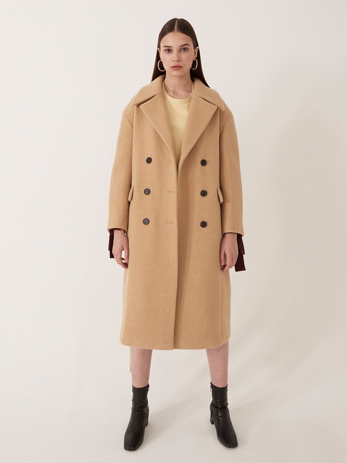 르이엘(LE YIEL) Wool Angora Coat 울 앙고라 코트