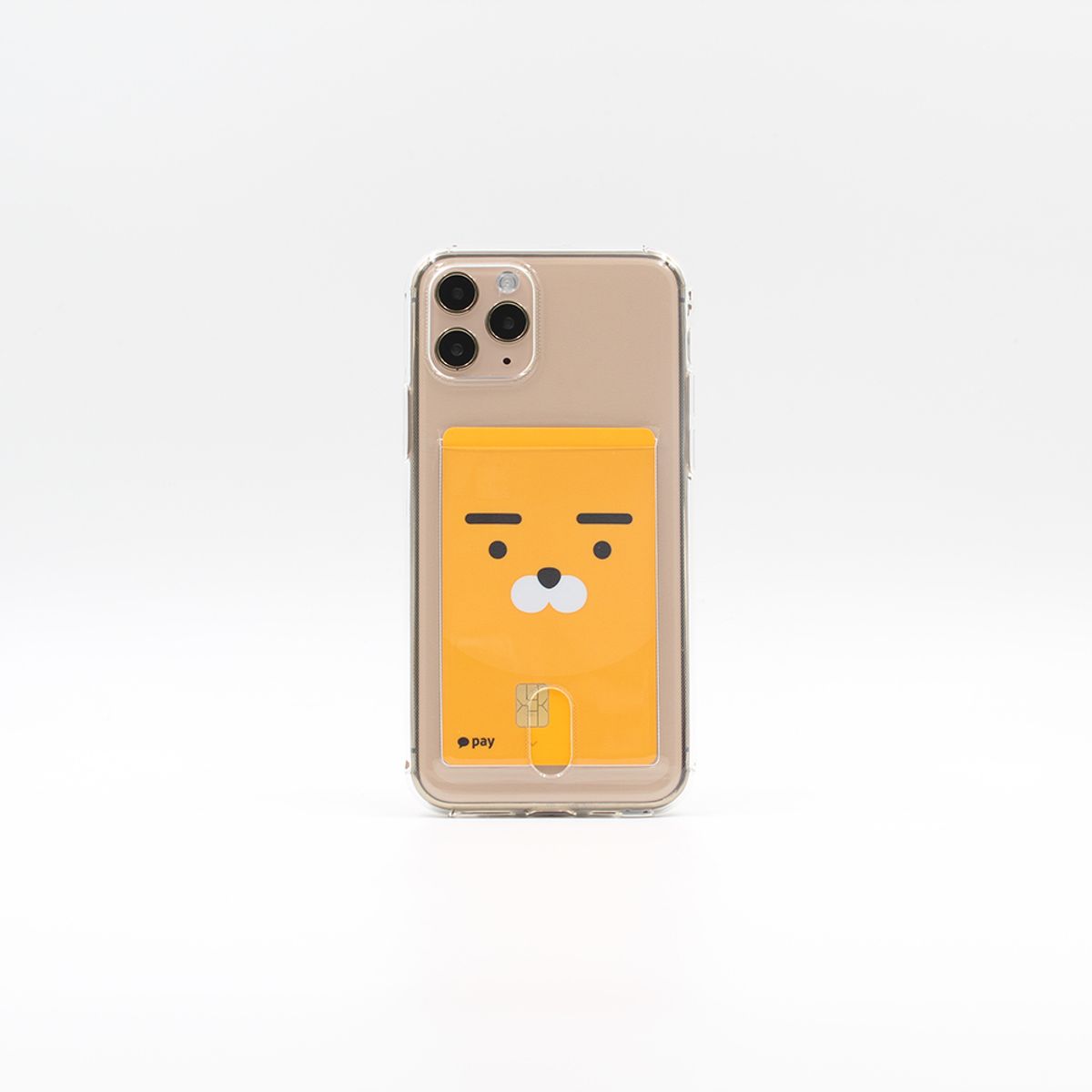 아커(ARKER) [1+1] 카드 포켓 베이직 투명 폰 케이스(아이폰 갤럭시 핸드폰)