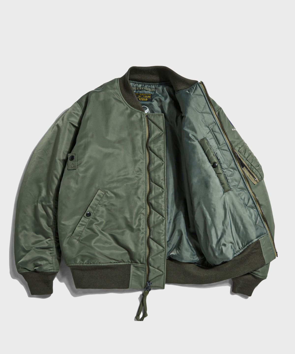 브론슨(BRONSON) 1950s USAF Type MA-1 Flight Jacket KR Ver. Olive