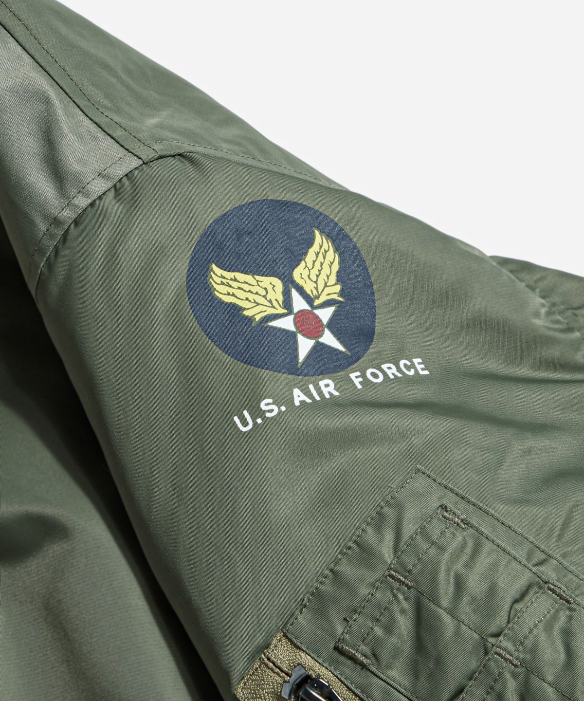 브론슨(BRONSON) 1950s USAF Type MA-1 Flight Jacket KR Ver. Olive