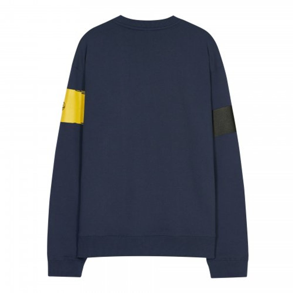 잇터(ITER) VINTAGE COLOR PAINTING SWEATSHIRTS_NAVY/MUSTARD
