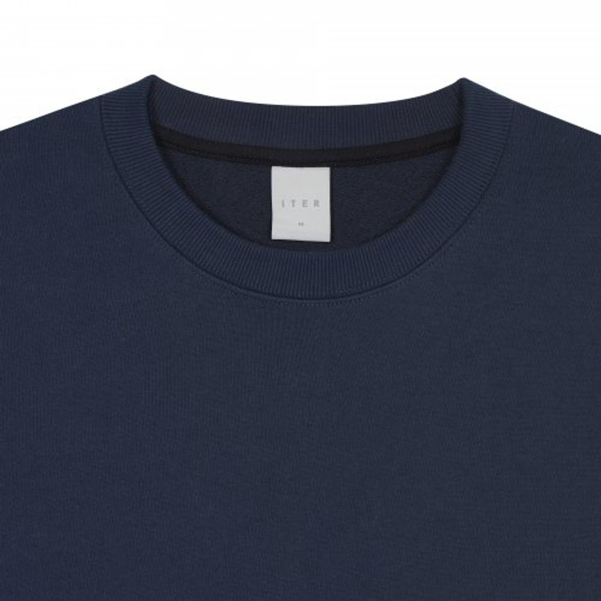 잇터(ITER) VINTAGE COLOR PAINTING SWEATSHIRTS_NAVY/MUSTARD
