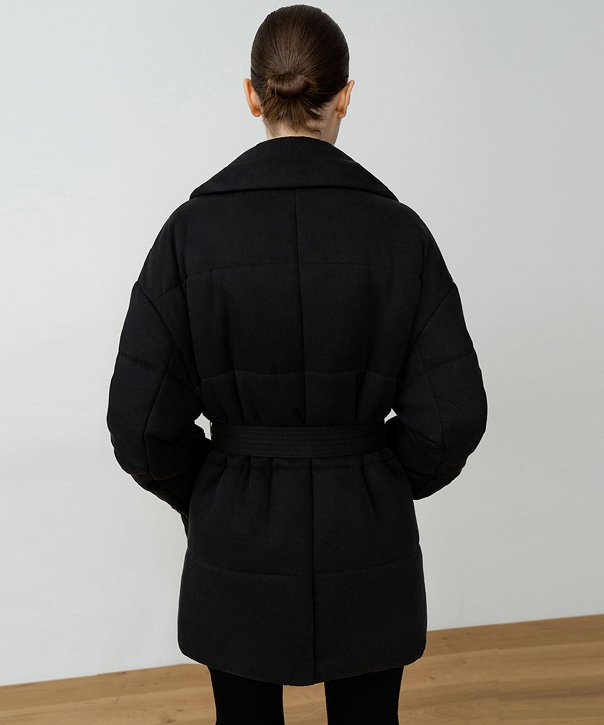 리이(RE RHEE) QUILTED SHELL PADDED OVERSIZED JACKET