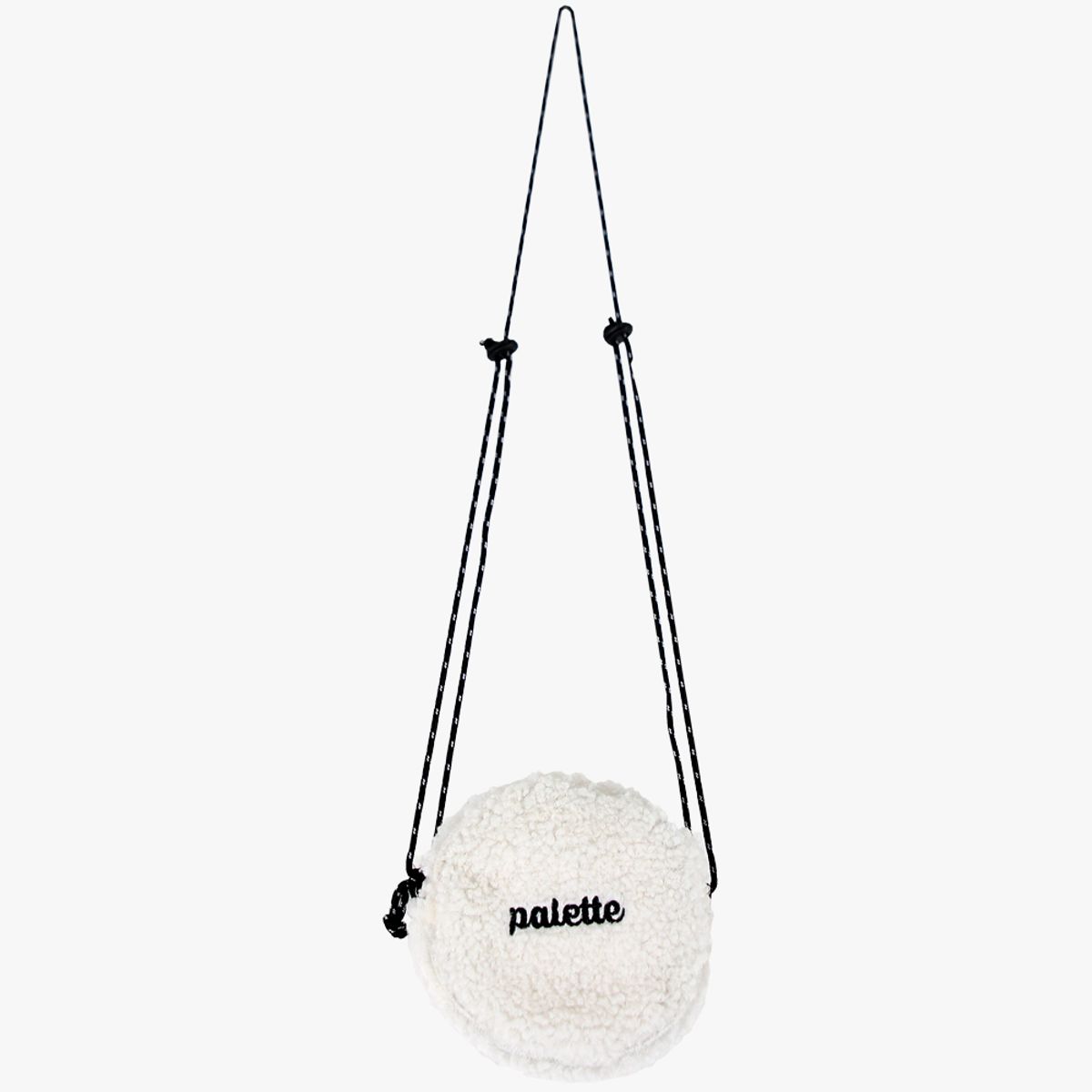 팔레트(PALETTE) BOA FLEECE CIRCLE BAG (WHITE)