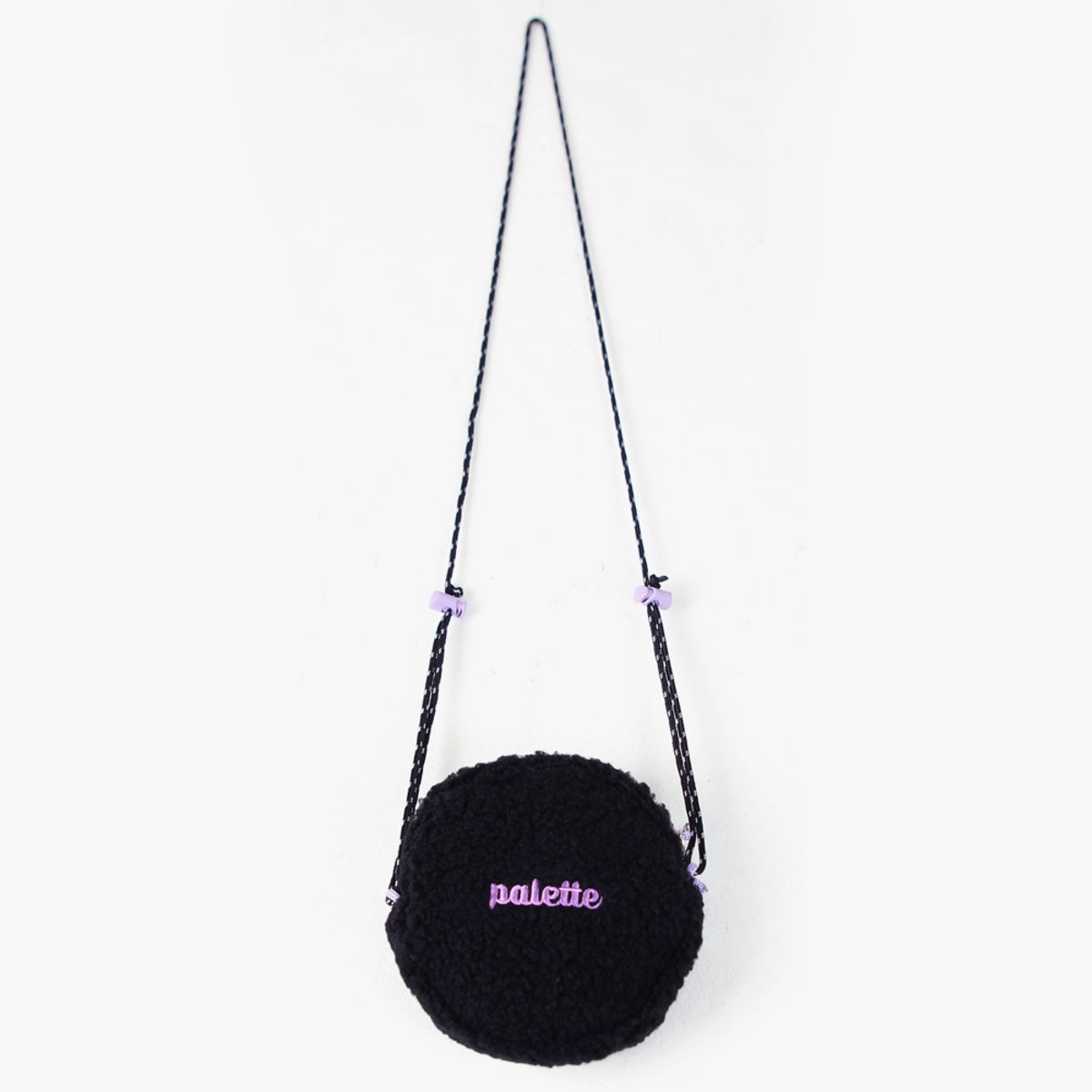팔레트(PALETTE) BOA FLEECE CIRCLE BAG (BLACK)