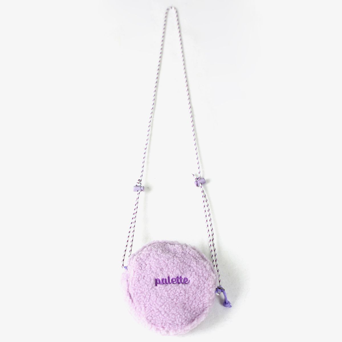 팔레트(PALETTE) BOA FLEECE CIRCLE BAG (PURPLE)