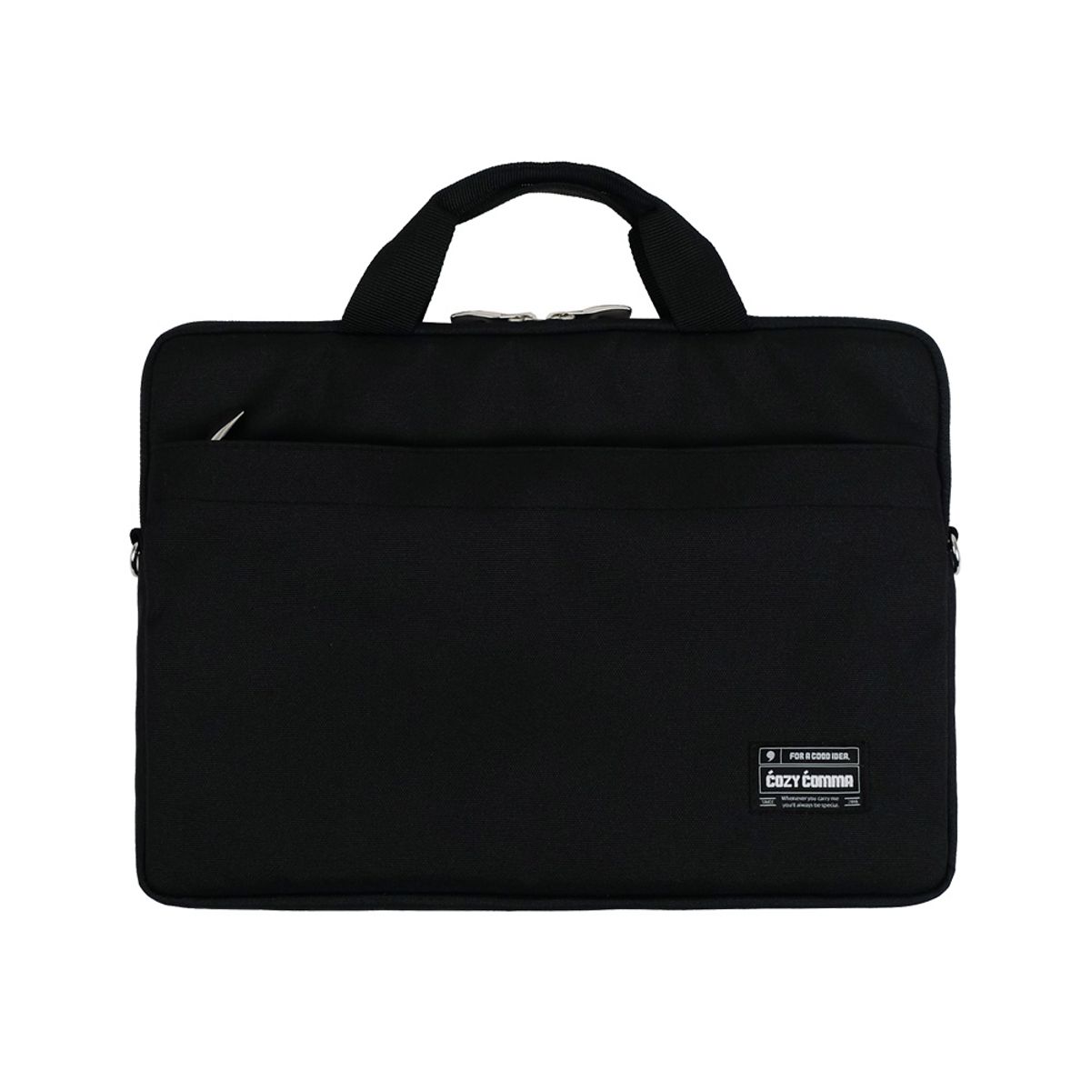 코지콤마(COZYCOMMA) 내맘대로 노트북파우치 올블랙(3size)