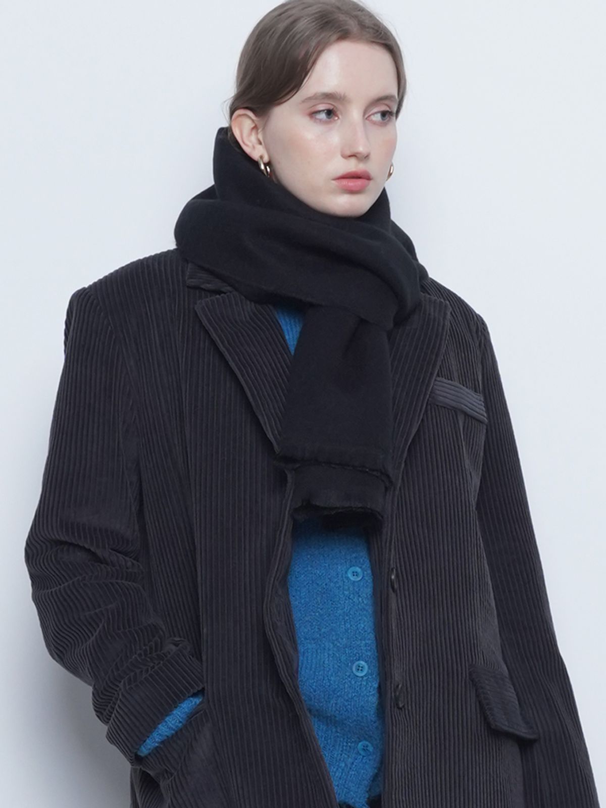 에이본(THE-ABON) W282 seiden muffler black