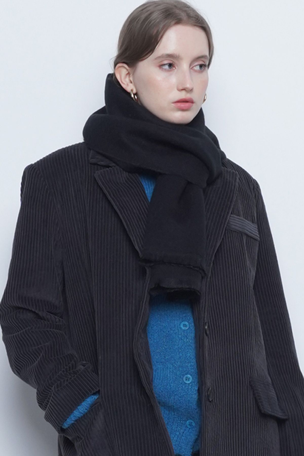 에이본(THE-ABON) W282 seiden muffler black