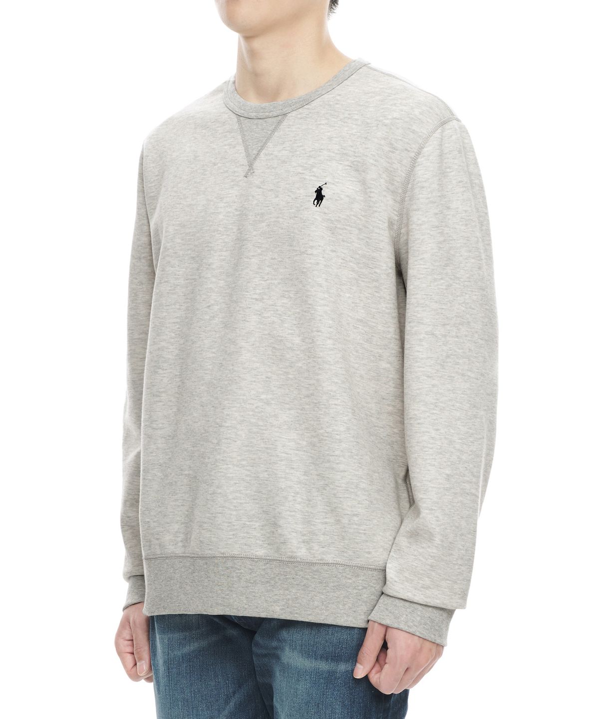 폴로 랄프 로렌(POLO RALPH LAUREN) 더블니트 스웨트셔츠 - 그레이