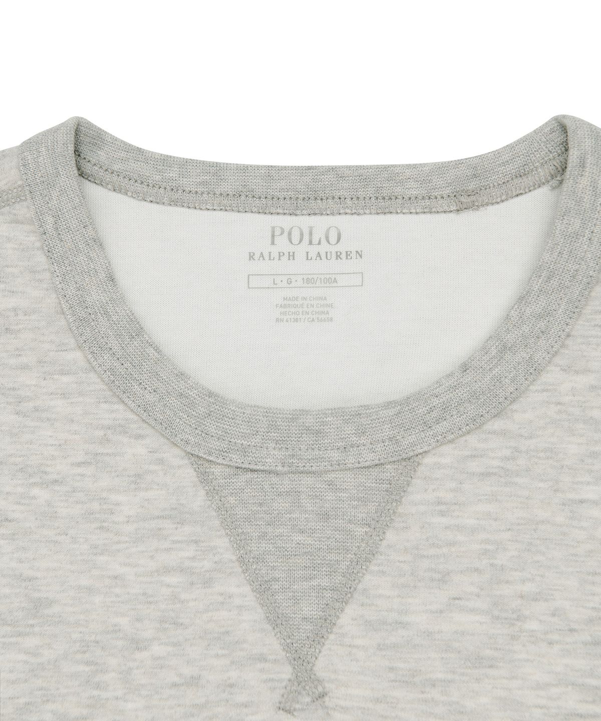 폴로 랄프 로렌(POLO RALPH LAUREN) 더블니트 스웨트셔츠 - 그레이