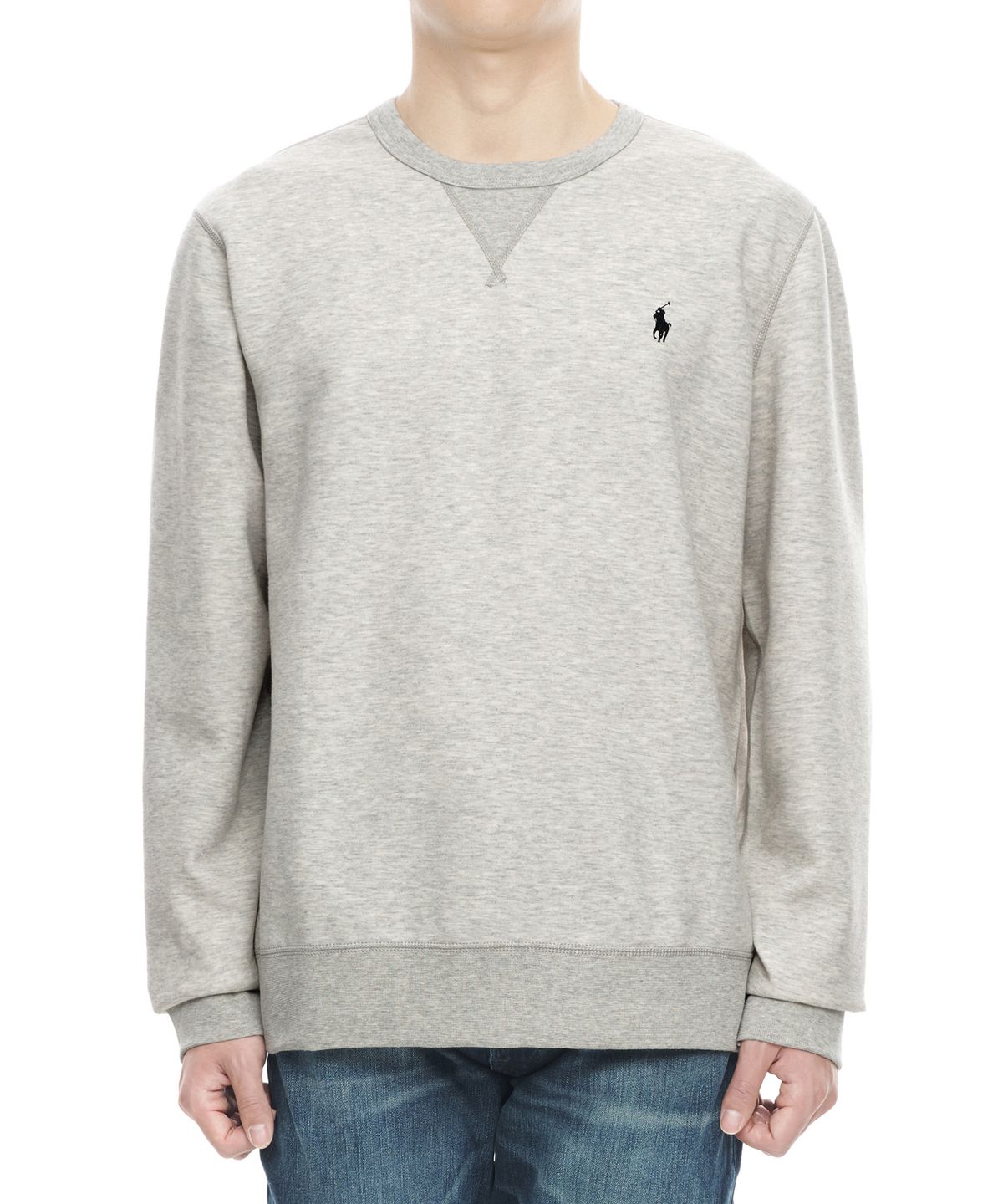 폴로 랄프 로렌(POLO RALPH LAUREN) 더블니트 스웨트셔츠 - 그레이
