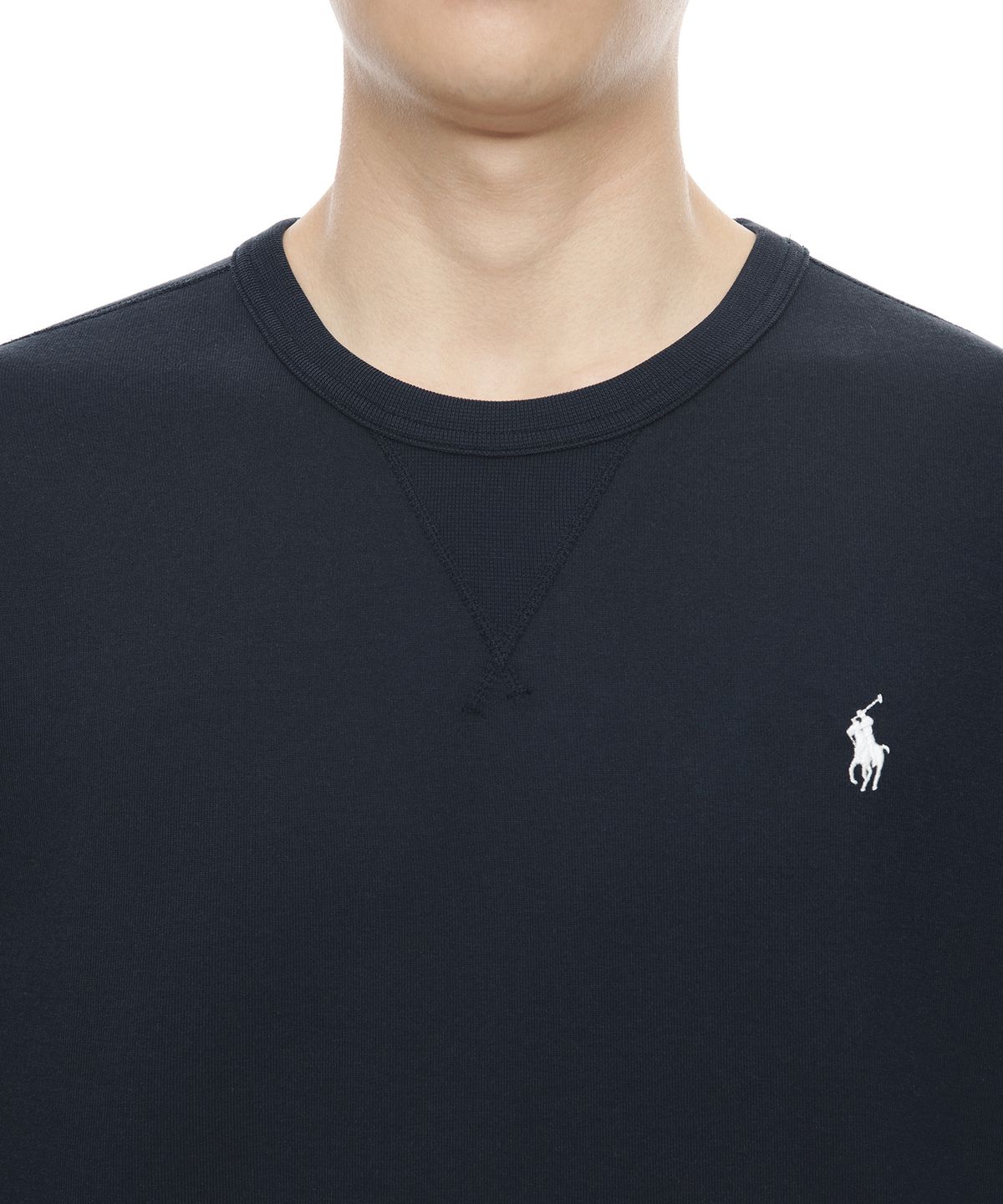 폴로 랄프 로렌(POLO RALPH LAUREN) 더블니트 스웨트셔츠 - 네이비