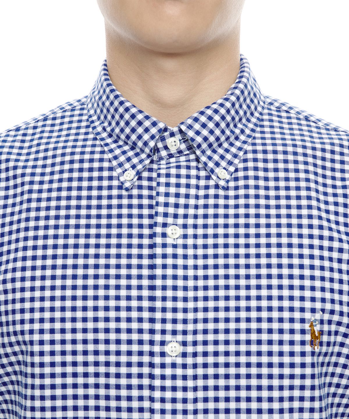 폴로 랄프 로렌(POLO RALPH LAUREN) 커스텀핏 옥스포드 셔츠 - 블루