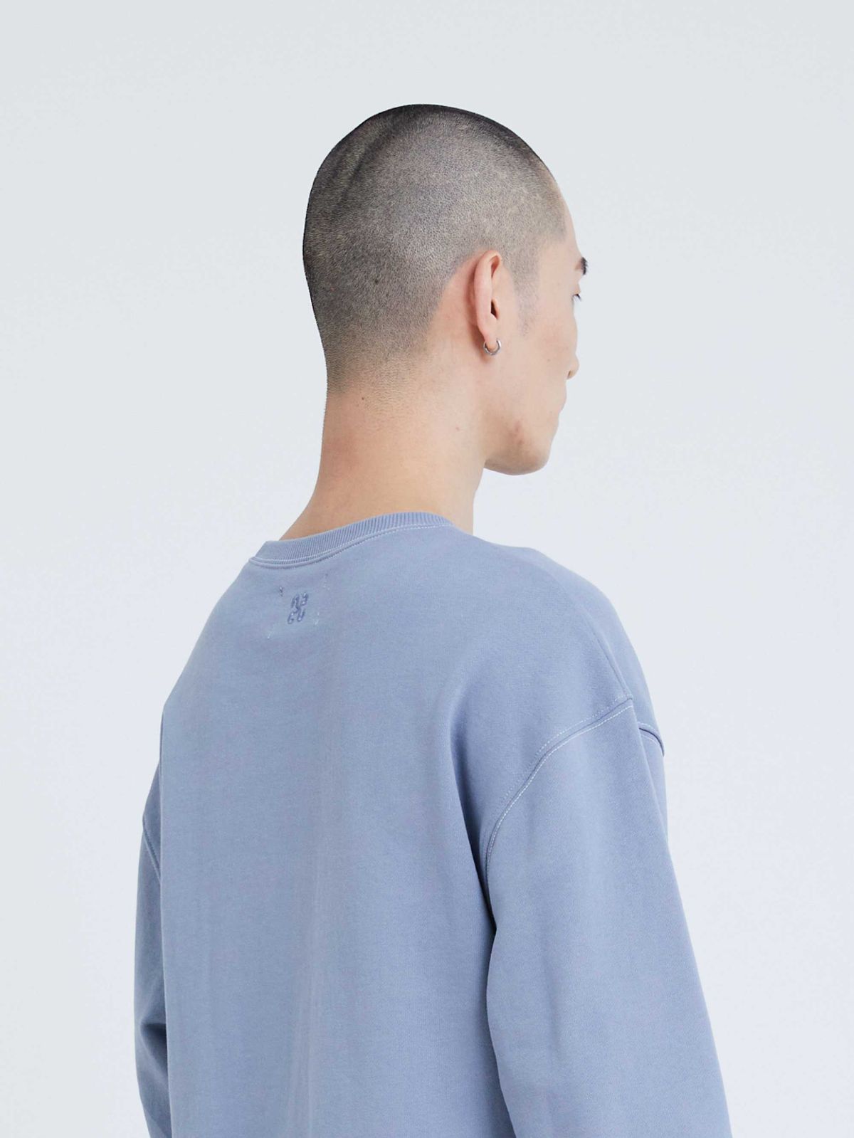 201브리드(201BREED) C.U.I Stitch Sweatshirts(Blue Grey)