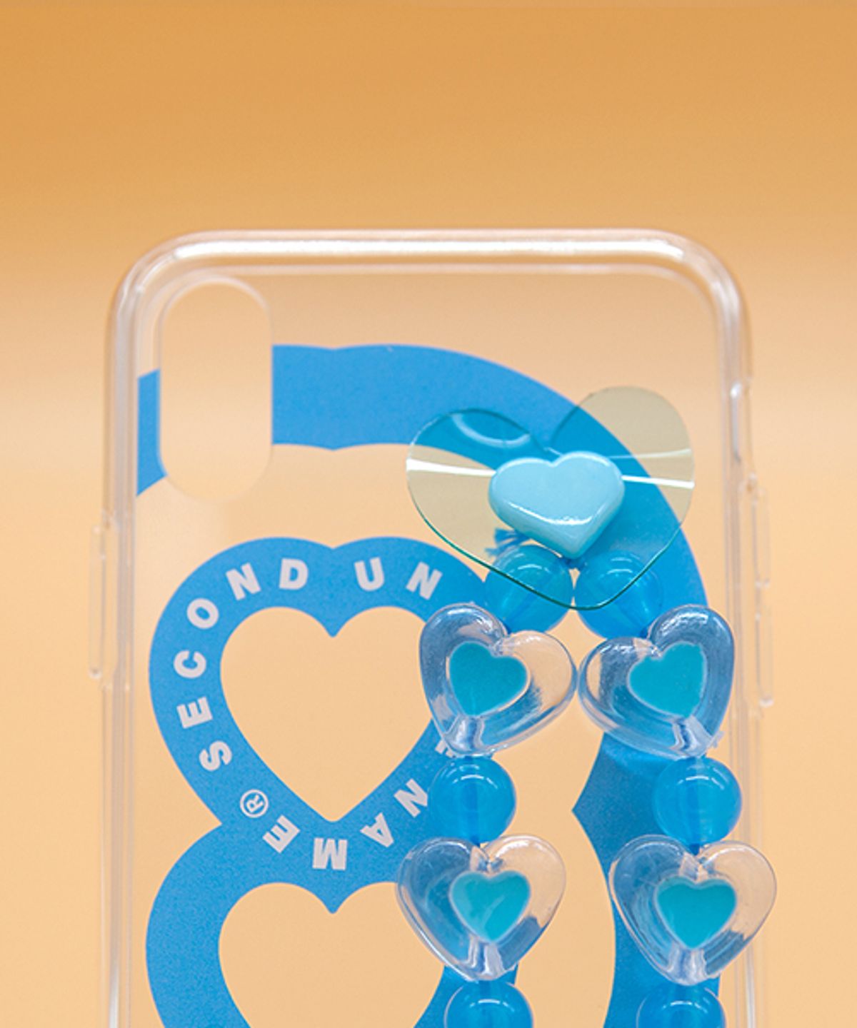 세컨드유니크네임(SECOND UNIQUE NAME) SUN CASE HEART BUBBLE LIGHT BLUE